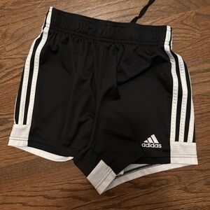 Adidas black soccer shorts XS women